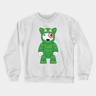 Funny Bullseye Dog Frog Team Member Crewneck Sweatshirt